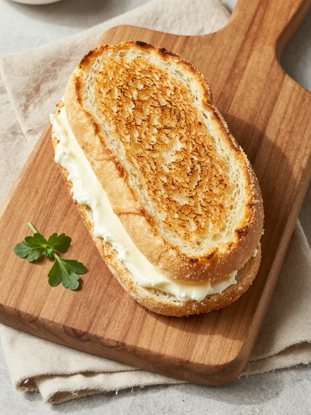 Panini de queso crema